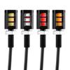 2Pcs Universal Auto Screw Bolt Lamp License Number Plate Car Motorcycle Light 3 LED