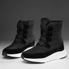 Зимние модные легкие негабаритные нескользящие износостойкие и мягкие теплые уличные высокие женские зимние ботинки хлопковые ботинки 36-42