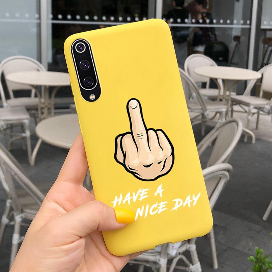 Phone Case For Xiaomi Mi 9 Lite Case Cute Silicone Back Cover For Xiaomi Mi 9 SE Mi9 9SE Mi9lite Phone Shell Soft TPU Bumper