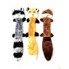 Cute Plush Toys Squeak Pet Animal Plush Toy Dog Chew Squeaky Biting Teeth and Making Noise Supplies Leather Dog Toys