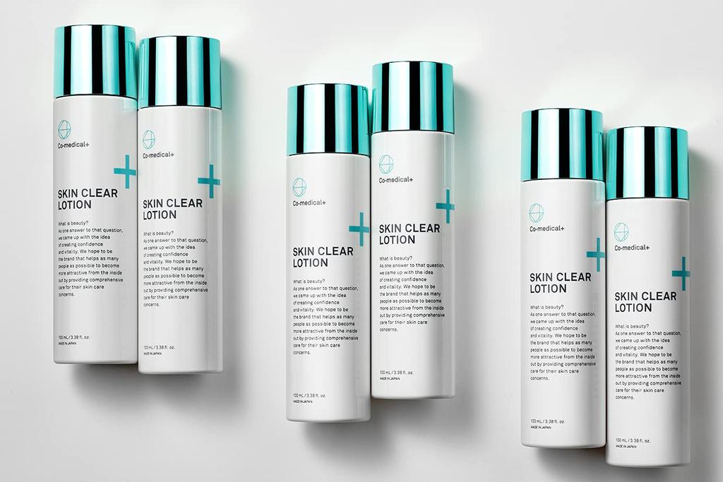 CO Medicated Skin Clear Lotion Acne Care Lotion Contains Glycyrrhizic Acid Colloidal Gold 100mL Acne Acne Care Thoroughly Gentle On the Skin