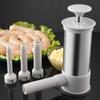 Stainless Steel Sausage Meat Stuffer Horizontal Sausage Maker Homemade Kitchen Meat Sausage Maker Tool Sausage Filler