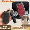 Эстетичный деревянный узор чехол для ключа подходит для Maserati Ghibli Levante Quattroporte 2014-2024 аксессуары