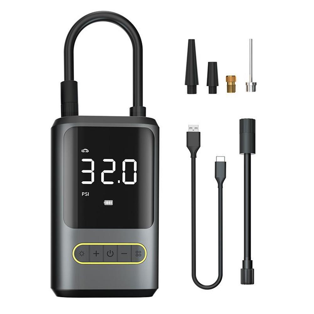Portable Tire Inflator 150PSI Wireless Air Pump Electric Car Compressor Bicycle Motorcycle Air Pump High Precision Air Pressure