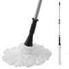 Eyliden. Upgraded Floor Mop for Wet and Dry Floor Cleaning, Set of 2 Replacement Cloths, Lightweight, Protects Floors, Cleans Plus, Absorbs Water, Adj