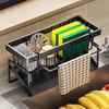 Kitchen Sink Drain Rack Organizer for Dishcloths and Sponges