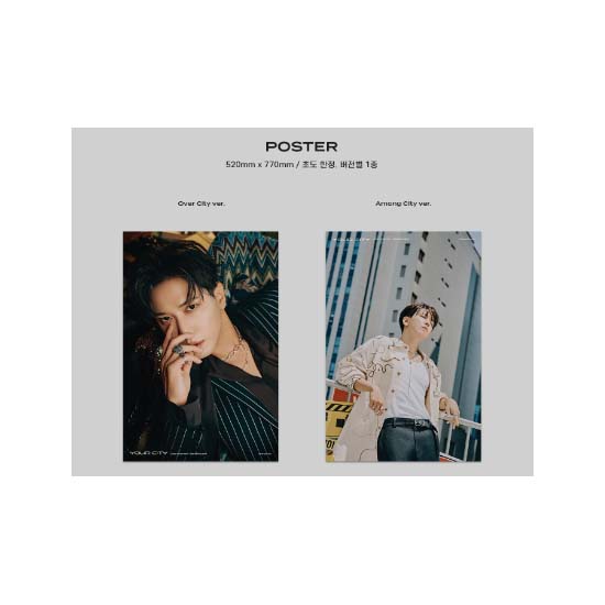 JUNG YONG HWA 2nd Mini Album 'YOUR CITY