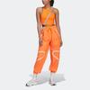 Adidas Свободные повседневные брюки для бега совместного бренда X Stella McCartney с контрастными полосками, женские брюки оранжевого цвета HC2985