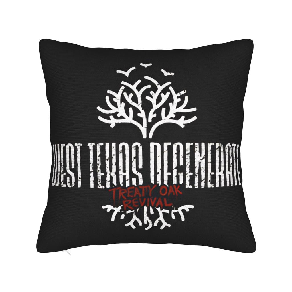 Country Music Band Treaty Oak Revival Pillow Cover Soft Cushion Cover Fashion Pillow Case For Sofa Car Home Decor