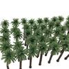 Зеленая вишня пальма сосна лес и архитектурное дерево 16 см 20 штук [DauStage] Цветок, Бамбук, Деревья, Ива, Модель, Масштаб, Диорама, Железная дорога,