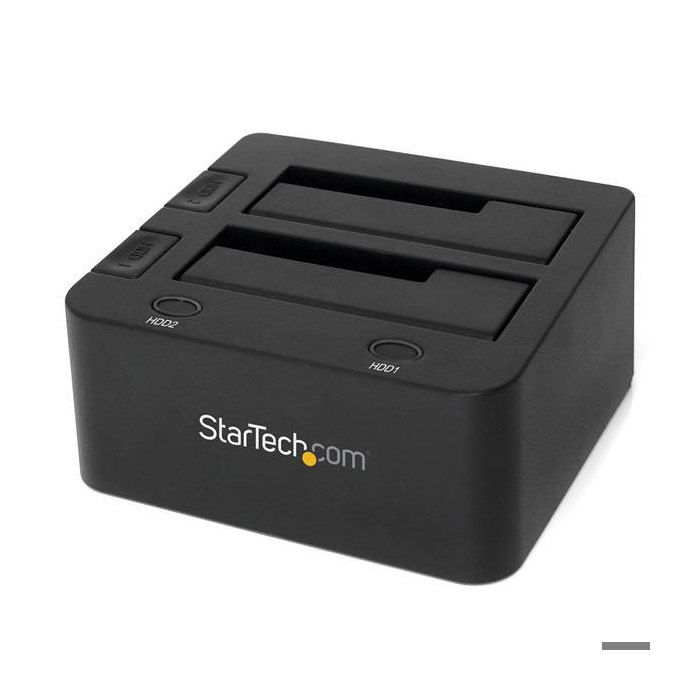 Док-станция - STARTECH - SDOCK2U33 - USB 3.0 - 2 жестких диска SATA III - Черный