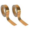 2 Aluminum Adhesive Tapes 5 M X 1.5 Cm - Copper
