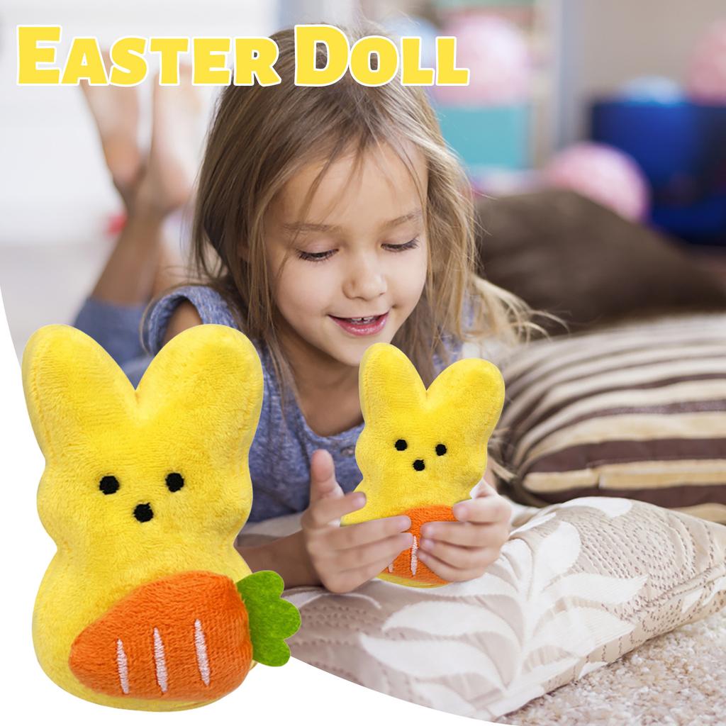 Creative Novel Plush Bunny Toy For Dogs Kids Interactive Easter Gift 1pc