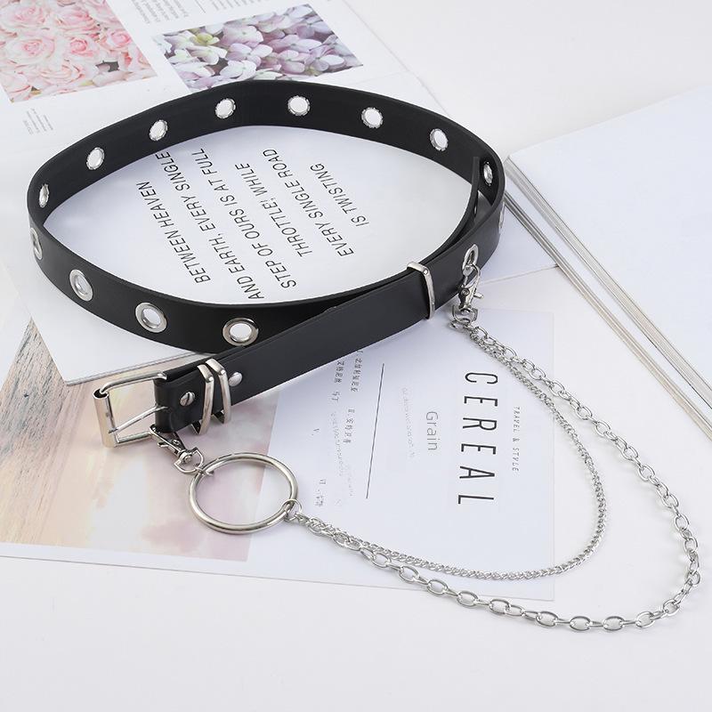 Женский ремень в стиле ретро-панк-хип-хоп - студенческий аксессуар в европейском и американском стиле