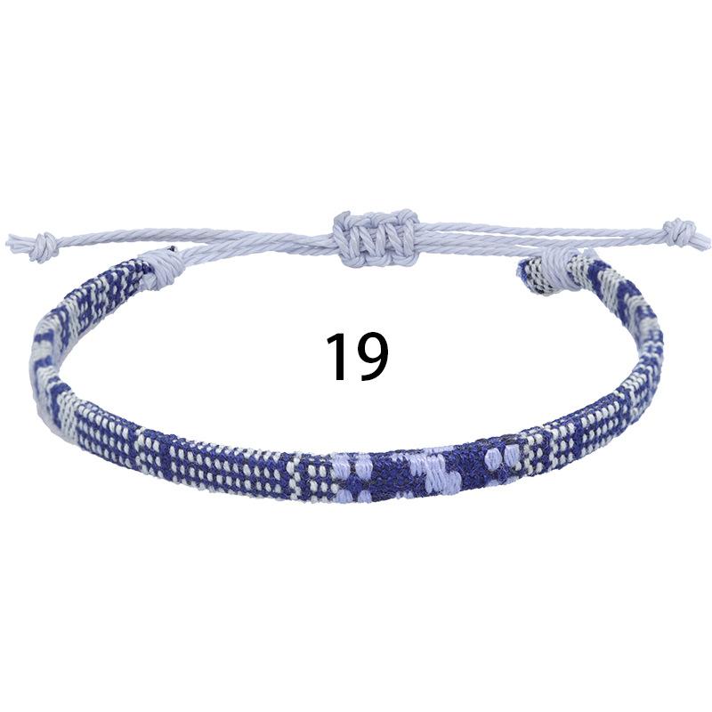 1 шт. Браслет из хлопка в стиле бохо, экологически чистый браслет дружбы