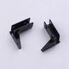 2PCS Zinc Alloy Glass Door Hinge Furniture Cabinet Door Hinge New Frameless Clamp  Glass Cabinet