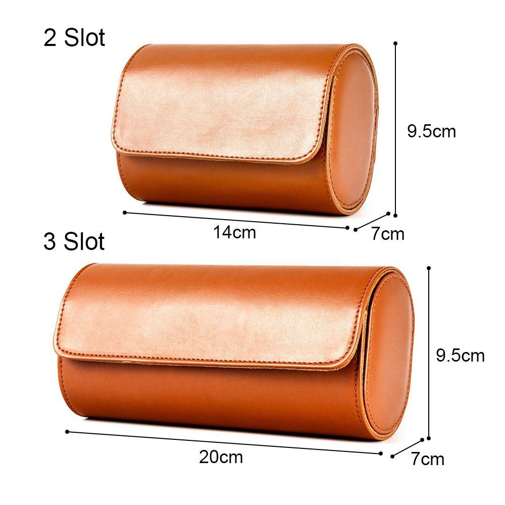 Кожаный Подарочный Пылезащитный Бокс для хранения часов на 1/2/3 слота Ролл для часов Витрина Сумка для часов