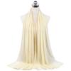 Muslim Chiffon Hijab Scarf Women Long Solid Color Head Wrap For Women Hijabs Scarves Ladies Muslim Veil Jersey Hijabs 180*70cm