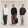 Li-Ning Толстовка мужская вязаная с капюшоном свободного кроя серии Wade с графикой и надписью AWDV727-4