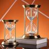 1-15 Minutes Nordic Metal Hourglass Timer Sand Clock Ornaments Home Furnishings Living Room Office Retro Decorate Crafts Gifts