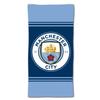 Beach Towel - NPZ - Manchester City - 70 X 140 Cm - Color: Blue - Microfiber Polyester