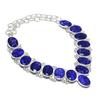 Sapphire(Simulated) 925 Sterling Silver Jewelry Necklace 18"