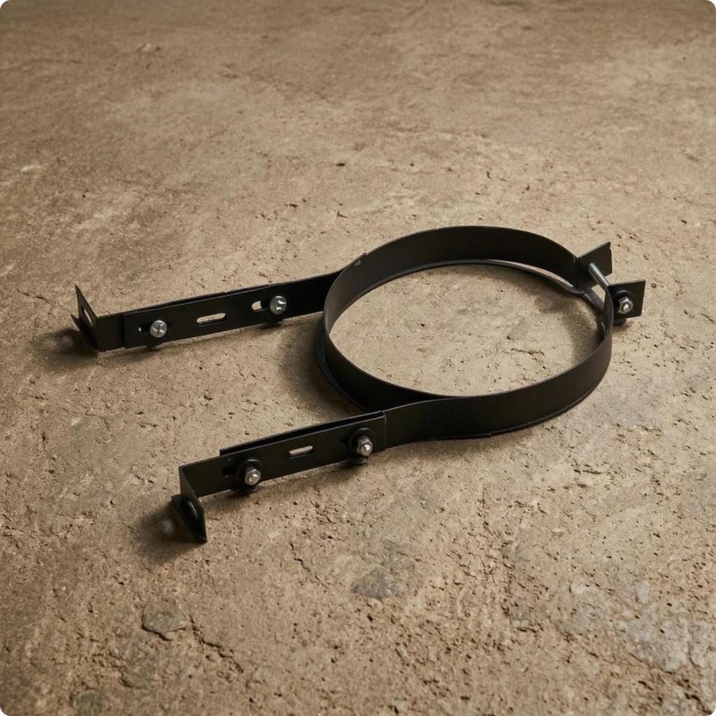 Heater Flue Fixing Bracket Adjustable Hardware Rigid for Installers