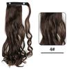 MISSQUEEN Women Fashion Long Wavy Ponytail Synthetic Fiber Natural Wavy Wrap Around Hair Extensions Daily Wear Long Wavy Hairpiece
