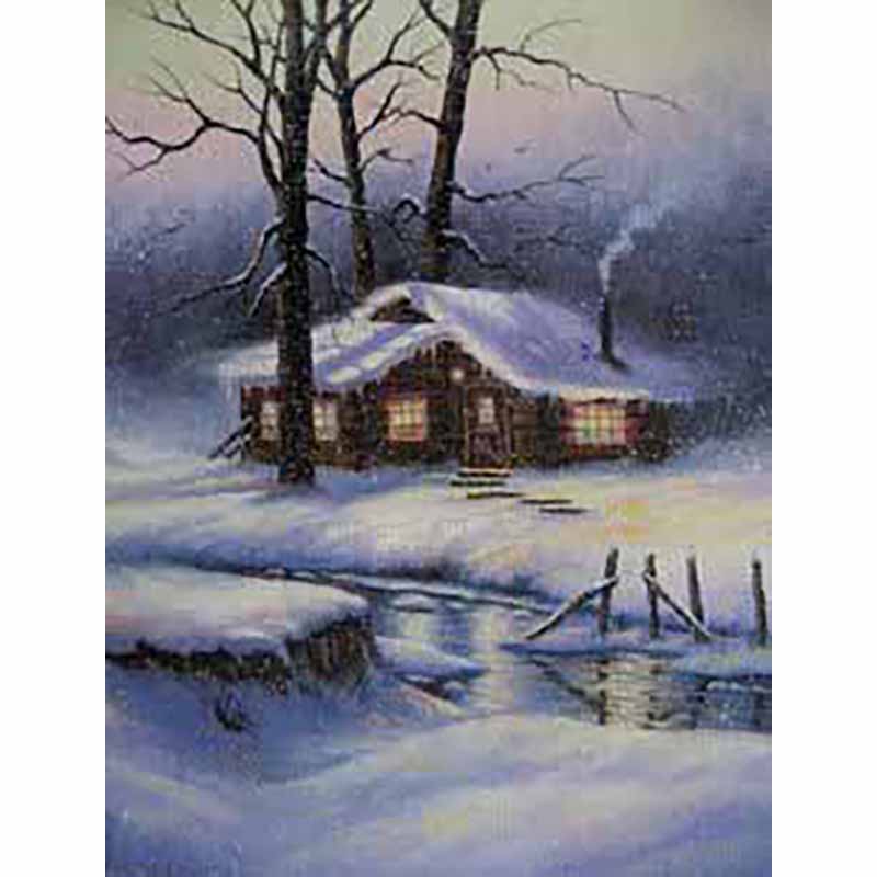 Diy 5D алмазная живопись, полный круглый дрель, набор для вышивки крестом, снег, живописная Алмазная вышивка, пейзаж, смола, настенное искусство, домашний декор