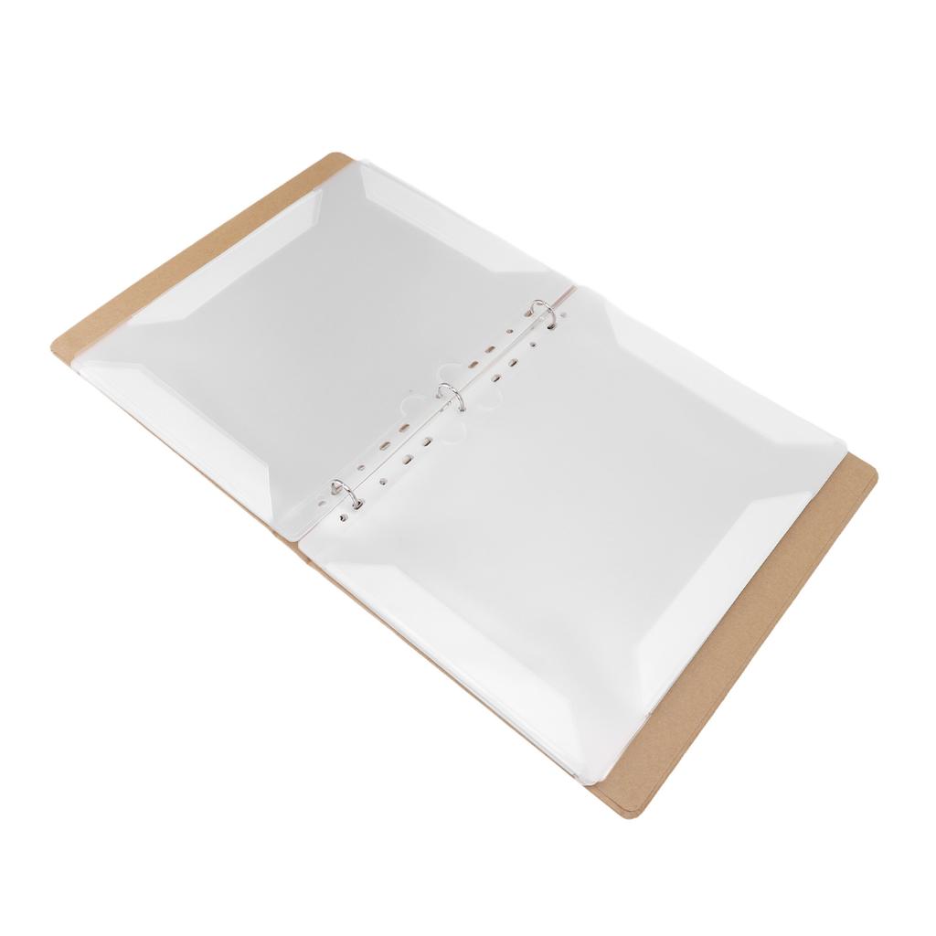 Папка для нот A4 Вместимость 20 листов Крафт-бумага ПВХ Файл-биндер для нот для концертов репетиций обучения