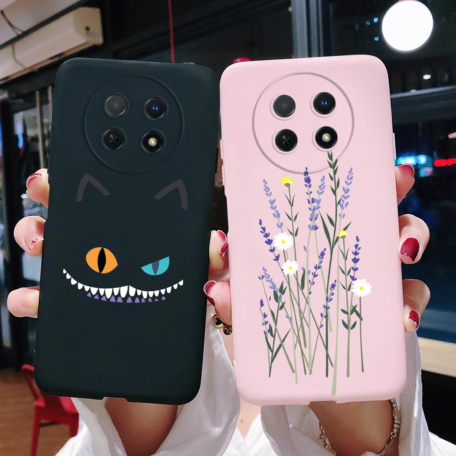 Чехол для Huawei Nova Y91 2023, милый мультяшный кот, Funda, мягкая силиконовая задняя крышка для Huawei NovaY91 Y 91 STG-LX1 STG-LX2, чехол для телефона