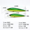 Японская троллинговая приманка YU-ZURL Big Minnow с усиленным крючком - 98 г / 50 г Приманка для морской рыбалки
