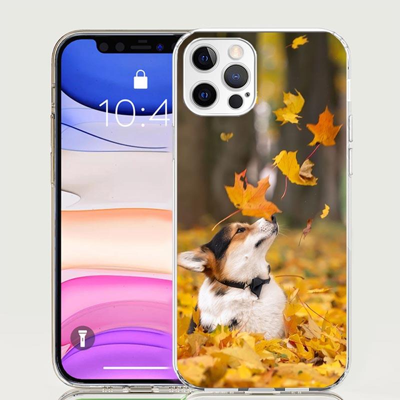 Милый Прекрасный Корги Собаки Чехол для Телефона Для iPhone 17 Air 16 15 Plus 11 14 Pro Max 13 Mini 12 7 8 + SE Рисунок Арт Индивидуальный Чехол 17