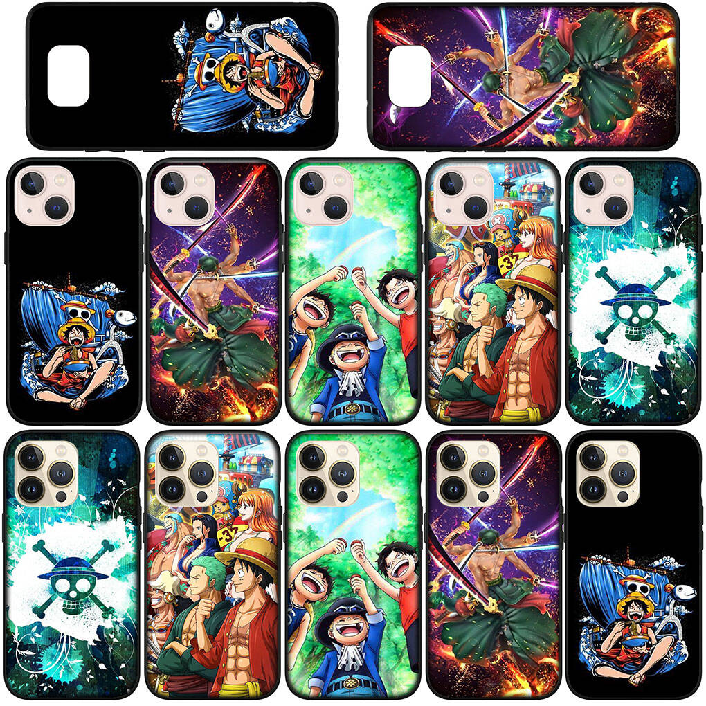 Phone Case for iPhone 17 15 16 Plus Redmi Note 14 12 11 13 Pro Max Huawei P30 P20 Lite OPPO A60 A40 A80 A18 A16 A54 Luffy Roronoa Zoro One Piece Cover