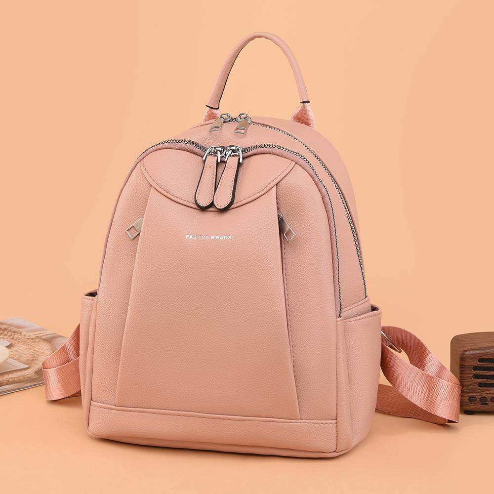 Backpack Women's PU Large Capacity Backpack