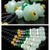 Jade Pendant, Jade Gourd Car Pendant Car Rearview Mirror Decoration Accessories Car Ornaments