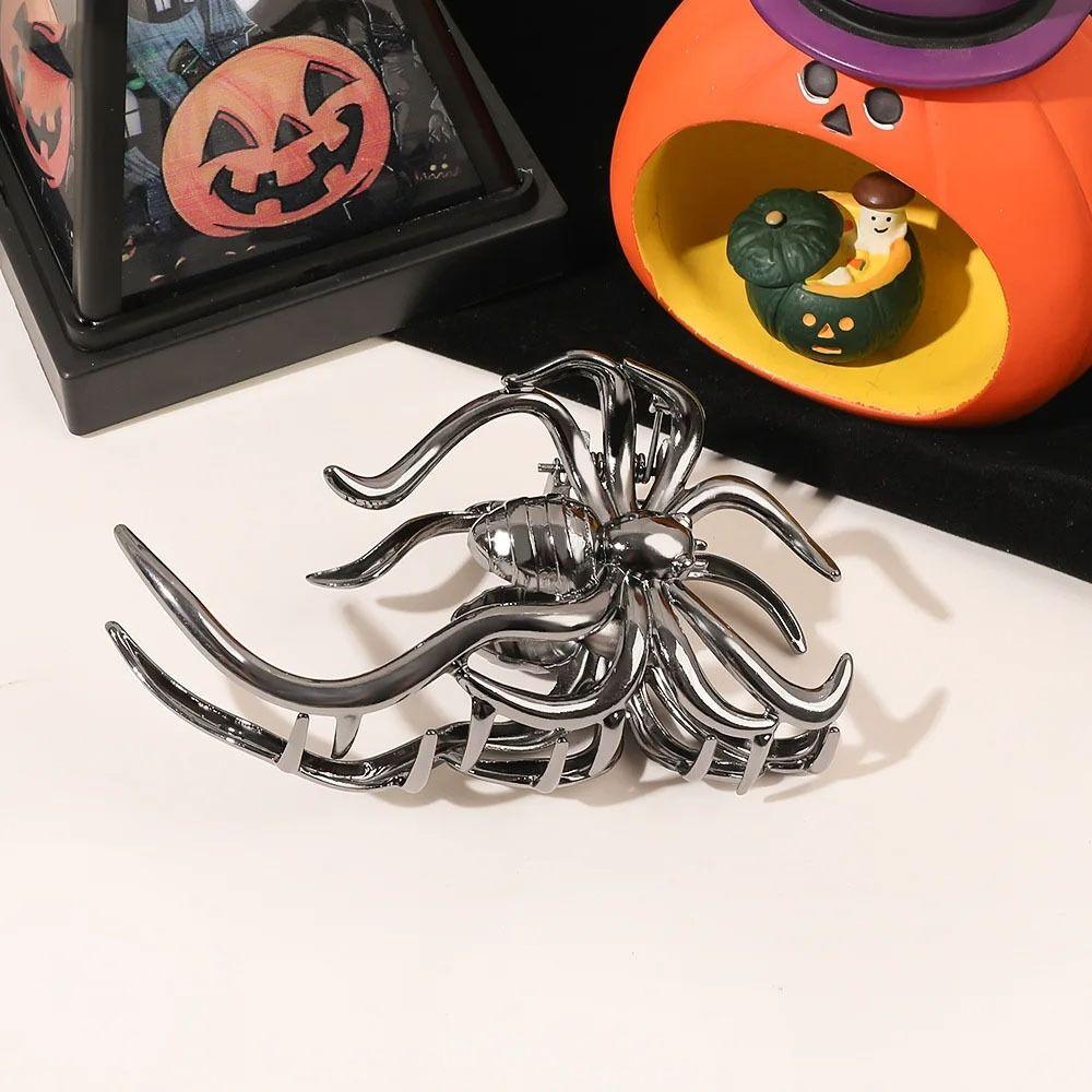 Hollow Large Shark Clip Y2K Metal Hair Claw Simple Spider Hair Claw Ladies