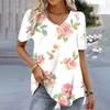 New 3D Printing T-shirts For Women Summer Lightweight And Thin Blouse Elegant Short Sleeves Tees Shirts Daily Clothes Oversized