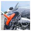 Car Washing Tools Rotating Double Brush Head Car Wash Mop Three- Telescopic Roof Window Cleaning Maintenance Accessories Practical(1PC Mop Head)