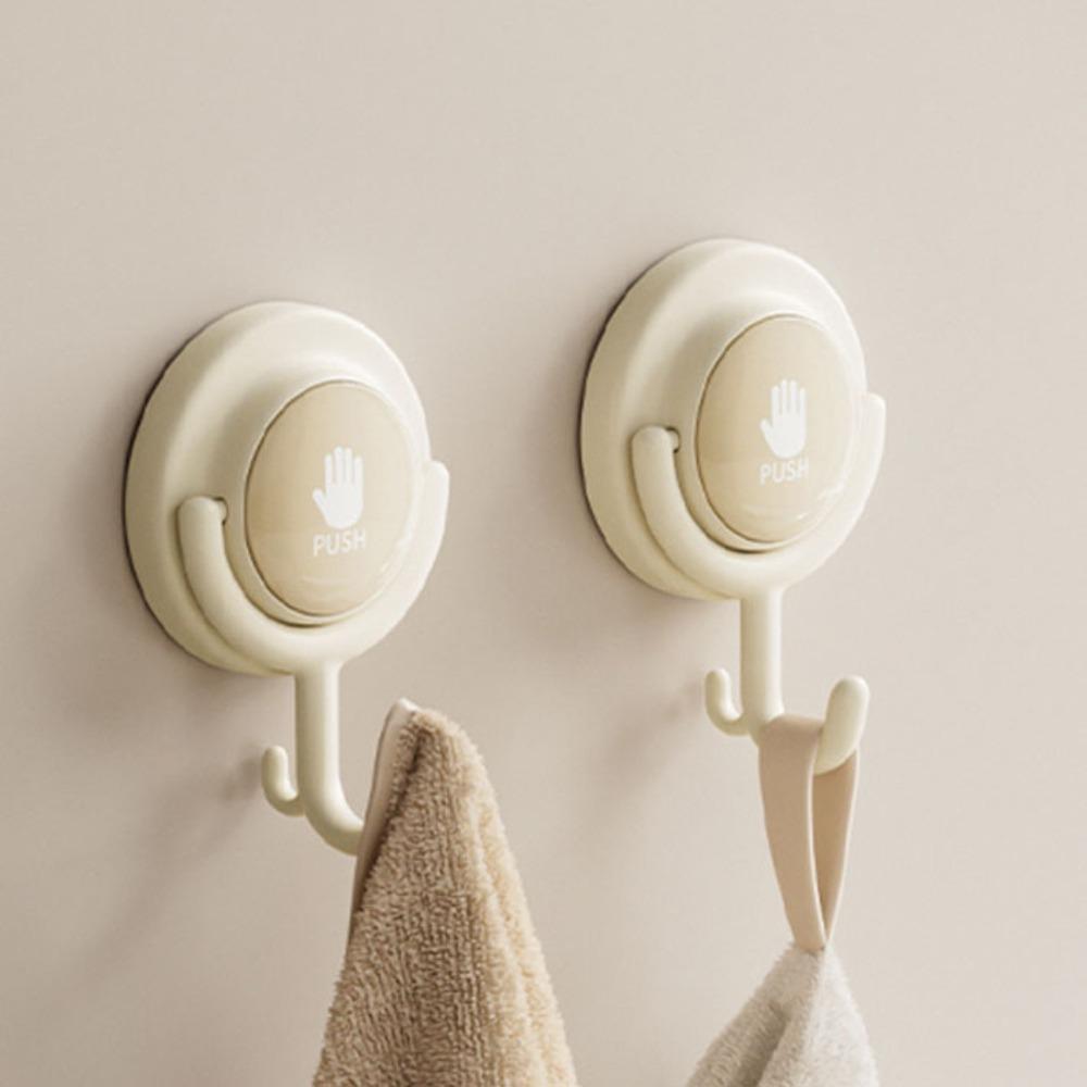 2 шт. Экономия места присоски крючки водонепроницаемый держатель для хранения удобный настенный крючок для туалета