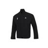 Wujie Spliced Solid Casual Sport Jacket Men Outerwear Black H39338