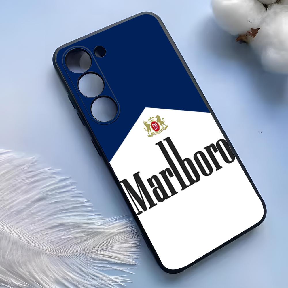 Чехол для телефона Cigarette-M-Marlboross для Samsung S25 Ultra S24 S23 S22 S21 S20 Plus Fe Galaxy A54 A53 A34 A25 Силиконовый чехол