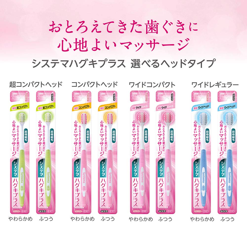 Systema Зубная щетка Gum Plus Широкая Компактная Мягкая Нить в комплекте 6 штук + Y-образная