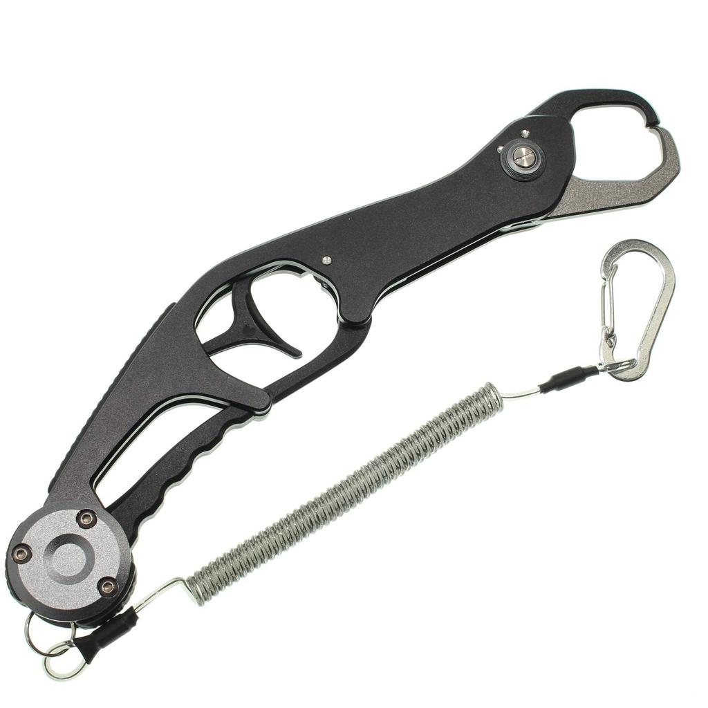 1091 Fish Aluminum Fish Catcher (Iregui) Grip, Ultra-Lightweight Grabber/Fish (Gunmetallic)