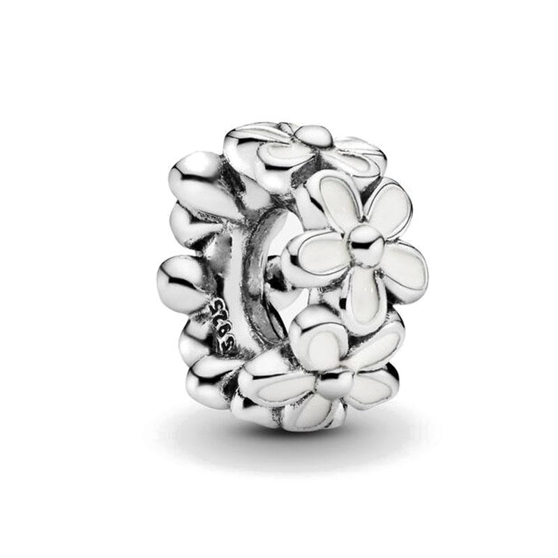 Шарм-клипса Застежка Лапка Луны Медь Квадратный Камень Разделительная Бусина Подходит для Оригинального Браслета Сделай Сам Для Женщины Девушки Ювелирные Изделия