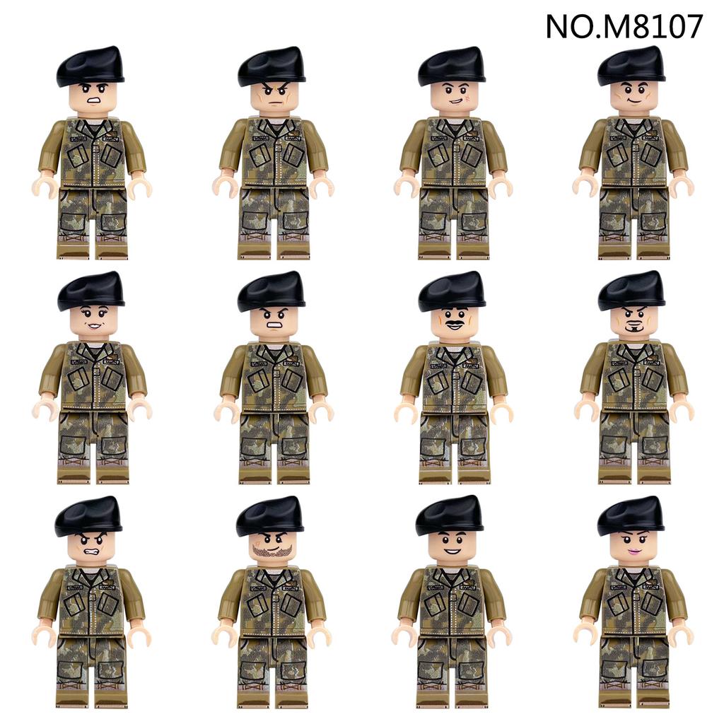 M8107 Air Assault Division Small Particle Military Building Blocks Helicopter Building Blocks Toy