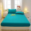 Minimalist 3Pc Modern Solid Color Bedsheet Set Soft And Comfortable Bedding, Bedspread Set Including 1 Bedsheet2 Pillowcases