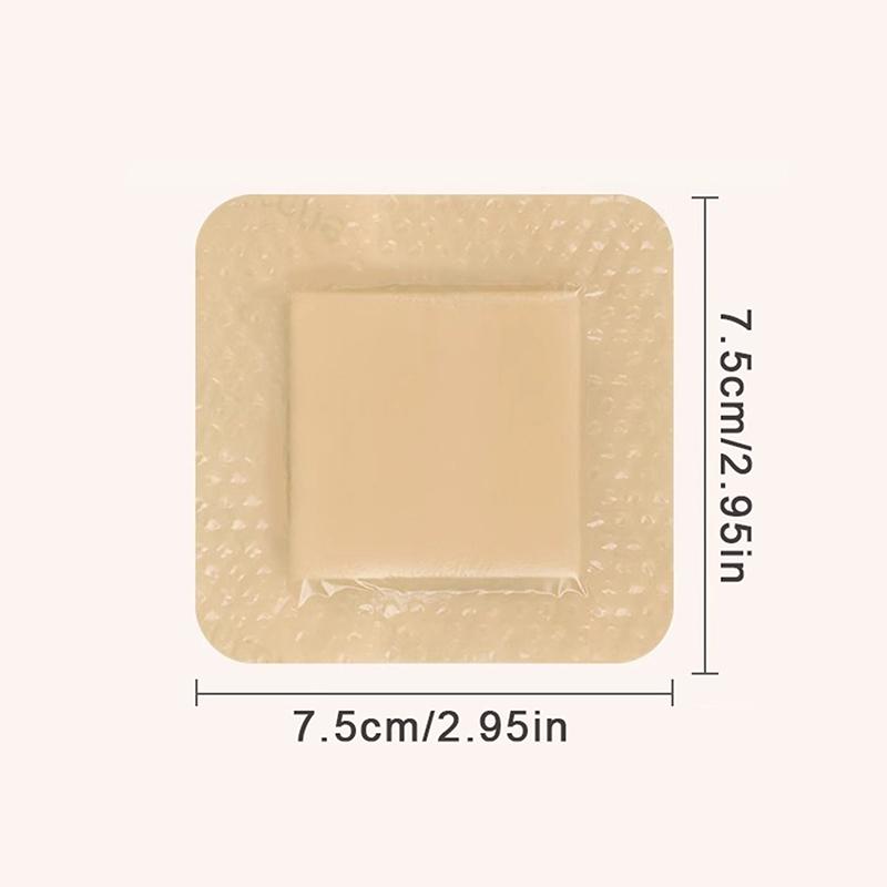 Silicone Foam Adhesive Dressing Wound Dressing Sterile Bedsore Healing Pad Patch Pressure Ulcer Pad For Bedridden Patients