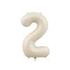 32/40Inch Cream Color Number Balloons 1-9 Large Digital Foil Helium Ball Girl Kids Adult Happy Birthday Party Decoration Wedding