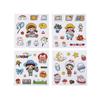 Multicolor PVC Stickers Cute Cartoon Patterns Phone Water Bottle Decor  Children Boys Girls